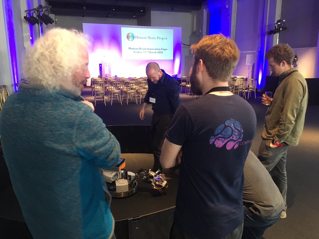 gowerlabs's tweet photo. Great afternoon exploring the exciting range of projects at #HBPExhibit and introducing #fNIRS to researchers of all backgrounds https://t.co/9QuuZOrR5B