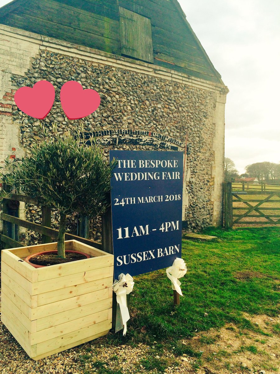 All set and ready to go for The Bespoke Wedding Fair here <a href="/SussexBarn/">Sussex Barn</a> tomorrow 11am-4pm #seeyyouthere #norfolkbrides #bridetobe #norfolkevents #whatsonthisweekend #weddings #norfolkvenue #thisweek #wedddinggoals #mrandmrs