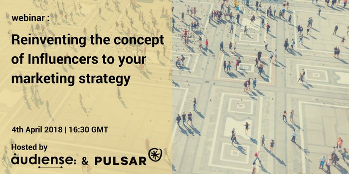 #Webinar: Reinventing the concept of #Influencers for your marketing strategy.