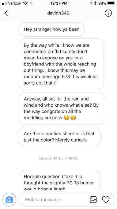 Idn David... maybe you should have taken the hint when I didn&rsquo;t reply to your first 15 messages https://t<a href="/tag/mac"class="tags"><span>#mac</span></a>