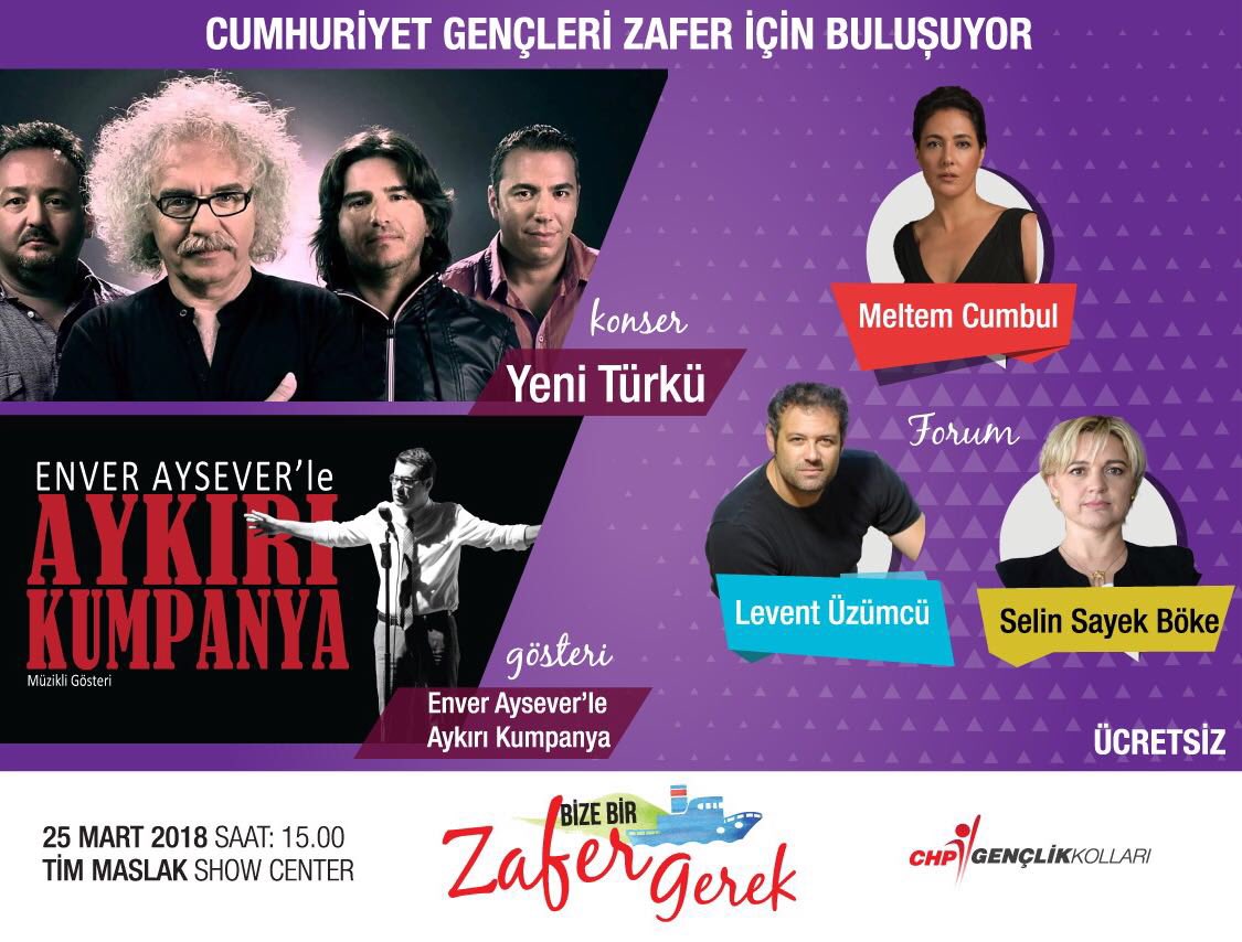 #BizeBirZaferGerek diyen gençler kazanacak!