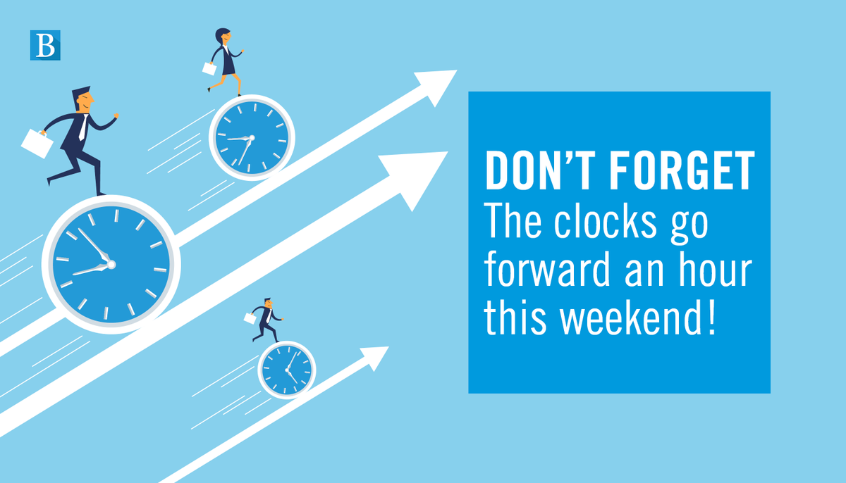 BW_Talent's tweet photo. #SpringForward Don't forget to reset your clocks this weekend! https://t.co/coGoOzVIFV