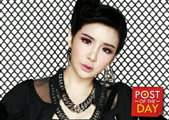 Happy birthday queen of the unique voice and great main vocal .. Happy birthday Park Bom 
