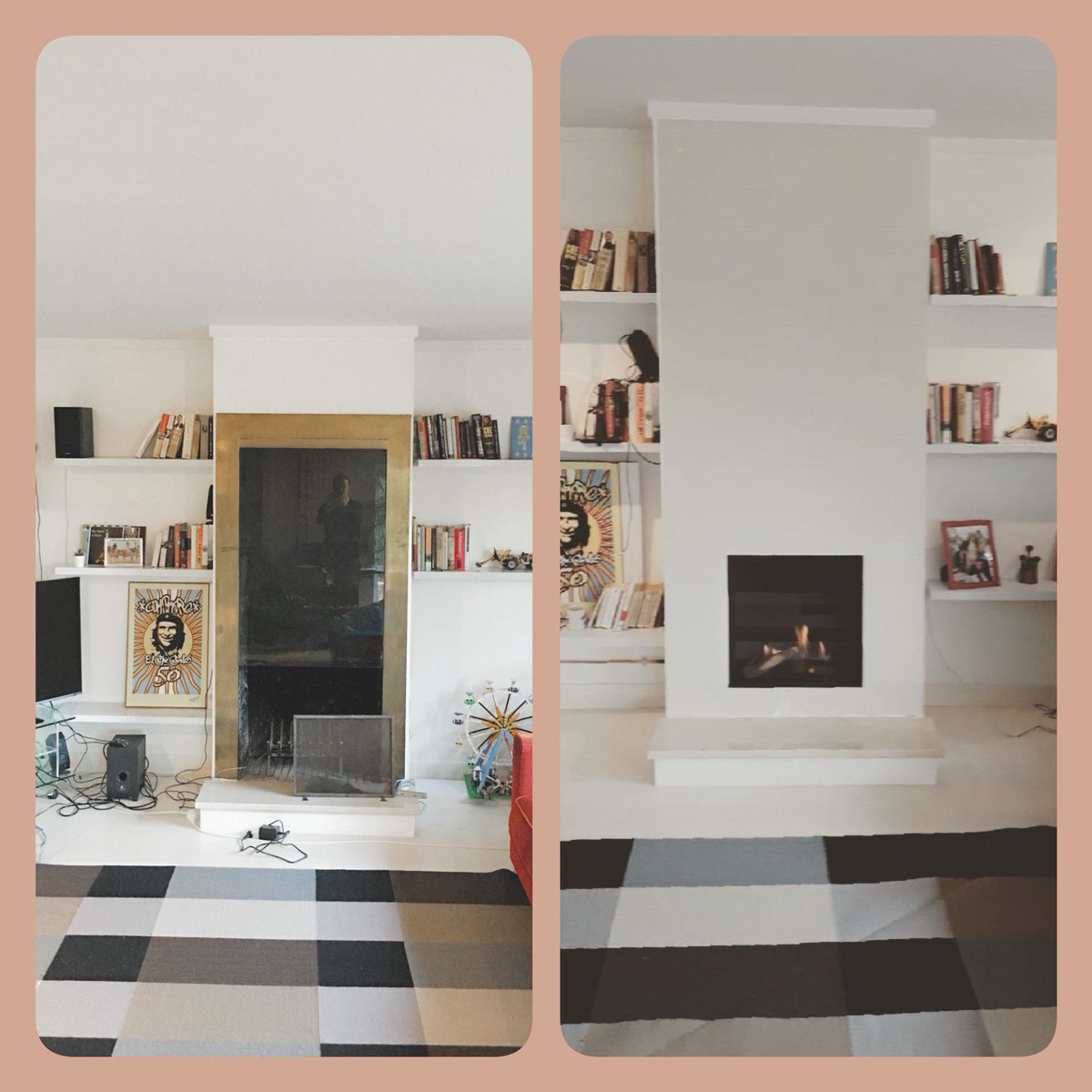 YokoTiplo's tweet photo. Rehabilitation d un foyer ouvert bois avec un insert au gaz #GRDF #rehabilitationcheminee #chemineegaznaturel #tiplo #PhototasticApp https://t.co/c2VaLamhjv