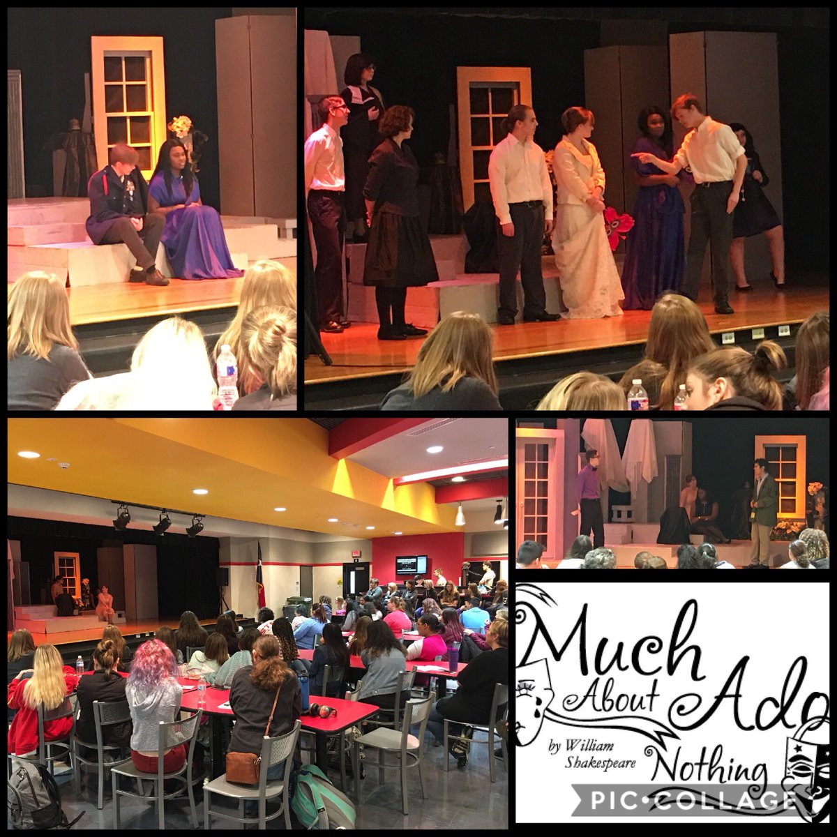 steele_echs's tweet photo. Great job @SteeleAHSArts theater for the first ever performance at Steele! #muchadoaboutnothing https://t.co/3av6QqqBHA