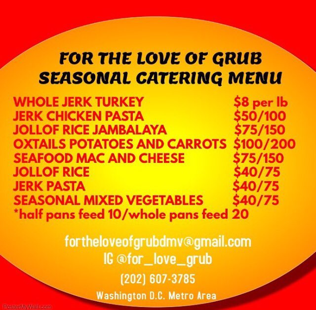 For_Love_Grub's tweet photo. Order Up this Saturday we are doing Jollof Jambalaya Half pans for $65 feeds 8-10 ppl. #fortheloveofgrub #chefkwesi #jollofking #jambalaya #foodindc #foodinmd #foodinva https://t.co/XWU2KBDGym