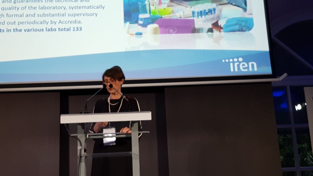 gruppoiren's tweet photo. Donatella Davoli, AD di Iren Laboratori a #LabirintodAcque presenta il #casestudy 'IREN: la gestione dell’acqua per il territorio' #circulareconomy #Sustainability #WorldWaterWeek https://t.co/UNVDMp7tig