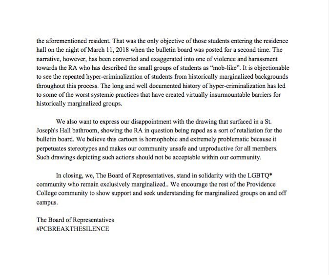 OppressedAtPC's tweet photo. The Board of Representatives would like to share a message. Please share and direct any questions to PCbreakthesilence@gmail.com
#PCBreakTheSilence https://t.co/cr1fAlQkfd