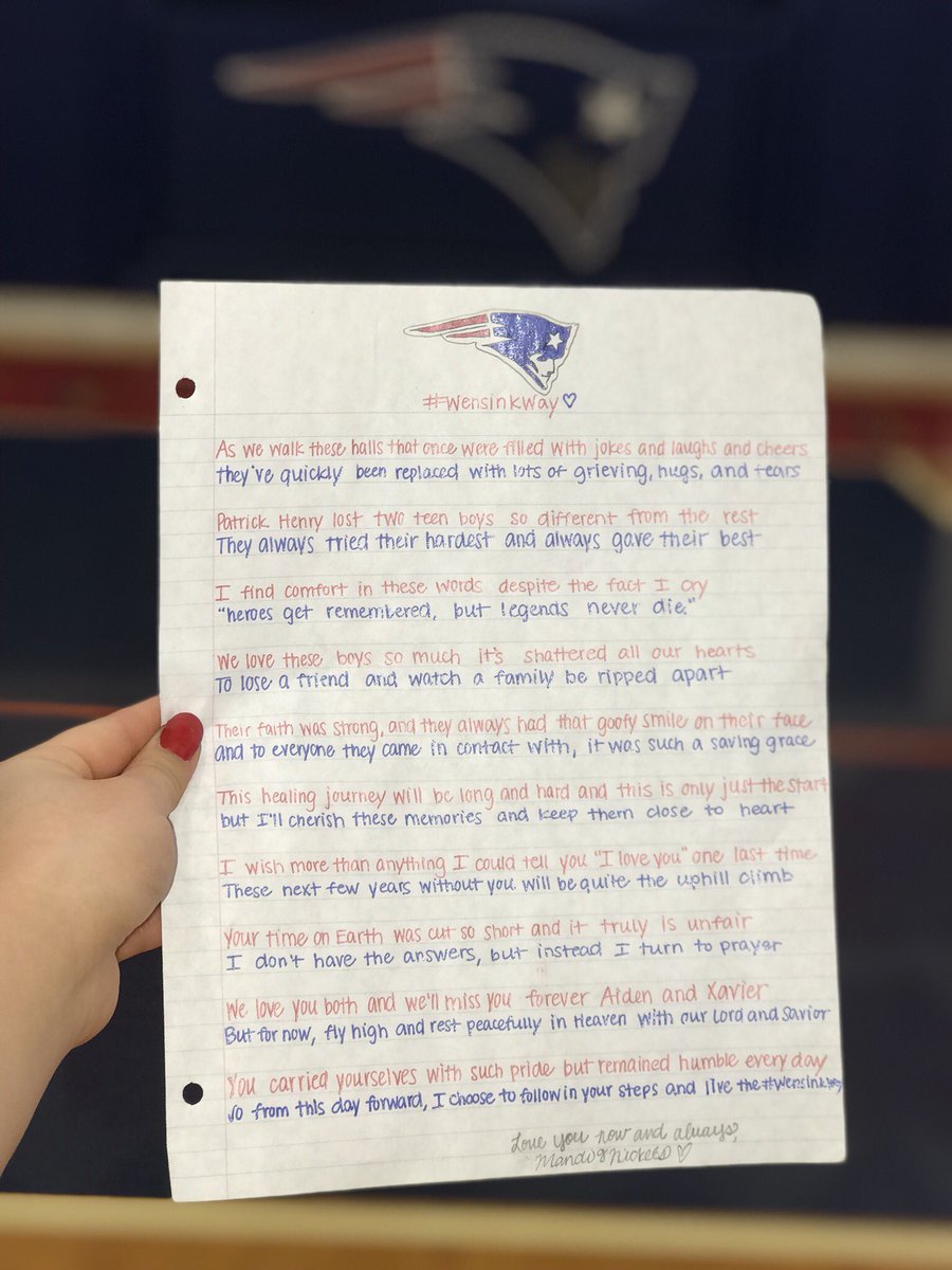 MandiNickels's tweet photo. #WensinkWay ❤️💙 https://t.co/mRieBnS5uU