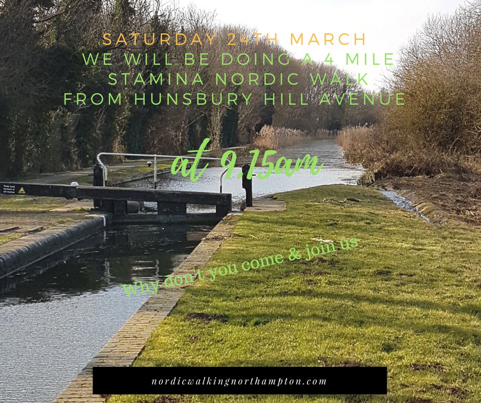 NW_Northampton's tweet photo. Saturday 24th March we will be doing this Nordic Walk. Details are on my website https://t.co/LBSokAPfK0 #NordicWalkingNorthampton #378DOWN https://t.co/6fb6WnlrAK