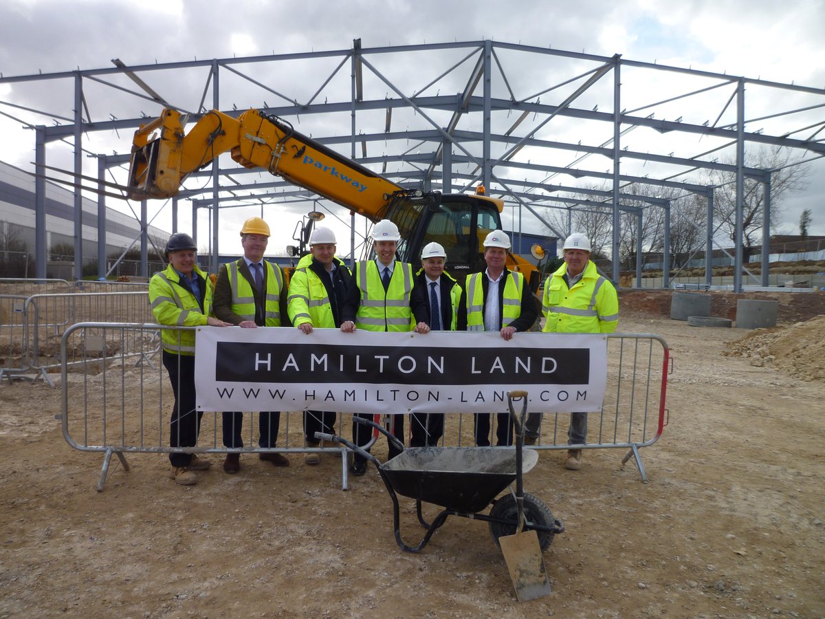 CheffinsPropert's tweet photo. MP Matt Hancock breaks ground at Hamilton Land's Newmarket Business Park today as Cosentino Group takes new unit on site @MattHancock #Newmarket #Newmarketbusiness #HamiltonLand https://t.co/fAkPPaGAuu