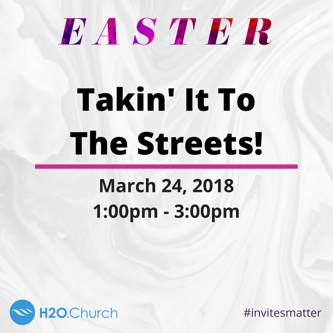 H2OChurchAda's tweet photo. Hey H2Oers! This is an awesome opportunity to connect with people from different a service you don't normally attend and serve the community! Let's Take It To The Streets together this Saturday! #h2ochurchada #h2oeasterinvite #community #easter #invitesmatter #bettertogether https://t.co/kc1DKy3eDt