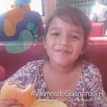 CarreraFH's tweet photo. Y hasta Argentina mandamos un saludo a Mia, ella tiene Hemimelia Bilateral y después de cuatro cirugías sigue recibiendo cada día con una gran sonrisa #ViernesdeGuerrerosFH https://t.co/hRNeqjkVrT