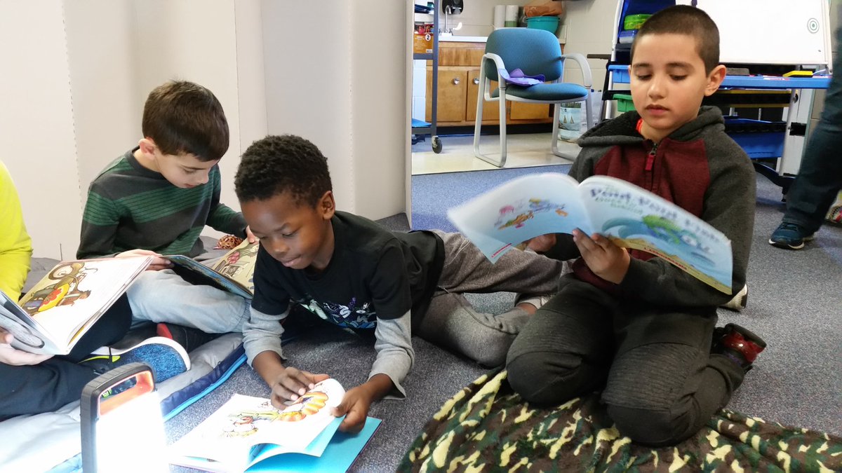 Today we enjoyed a Reading Fort, Books, and good ole fashion reading! They loved every minute of it, and so did we! #CScheetahs #CSprincipal #ccsd93