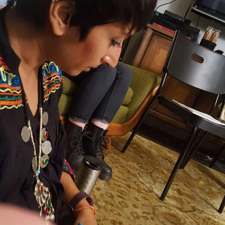 irampbilal's tweet photo. Humbly listening to my words as they're brought to life by the vulnerability and beauty that is called acting. #actorsdirector #writerdirector #femalefilmmakerfriday #tablereads #mashaAllah #forbiddensteps @FilmFatalesNYC @filmfatalesLA @WomenInFilm @DirectedbyWomen @DEADLIN https://t.co/4PSGmf34NT