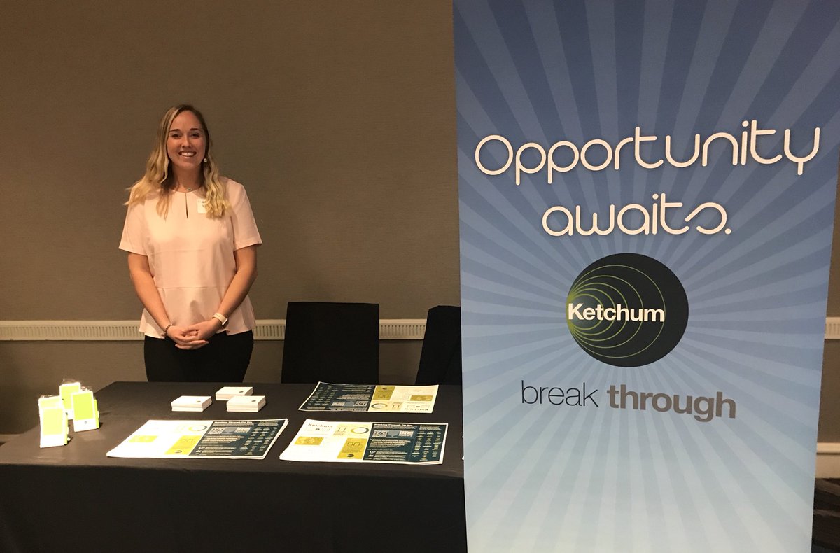 BarbaraBermudez's tweet photo. The Ketchum #Atlanta team is ready to welcome #PR students at the @prsageorgia Annual Conference! https://t.co/PHJc5cGWL0