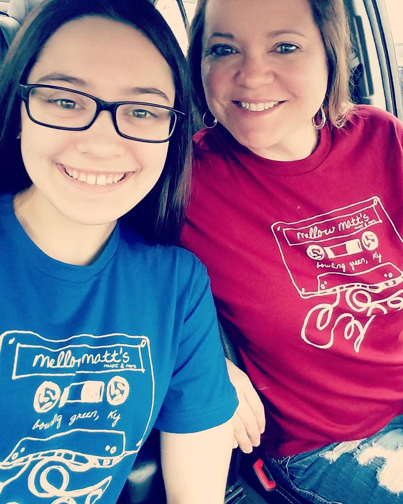 TonyaZH's tweet image. When you&apos;re the cool mother/daughter matching duo @MellowMatts #ShopLocal #MellowMatts #GoGetYourShirtToday