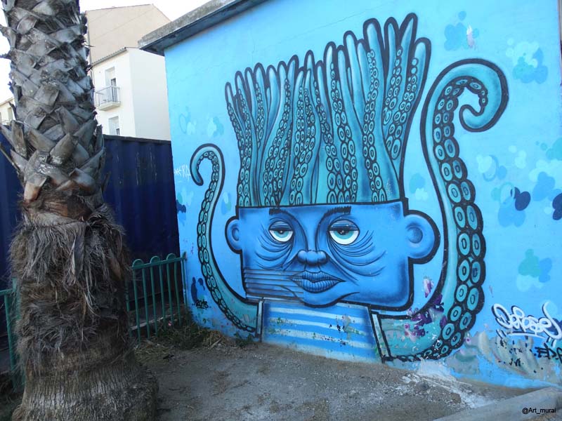 Art_mural's tweet photo. #Sète #Hérault #Streetart  La pieuvre de #Depose + ici : https://t.co/wRHbsaMIhW https://t.co/0AEKOqpDeo