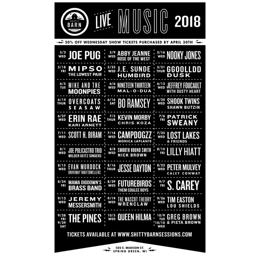 Shitty Barn Sessions On Twitter Here It Is Our 2018 Session