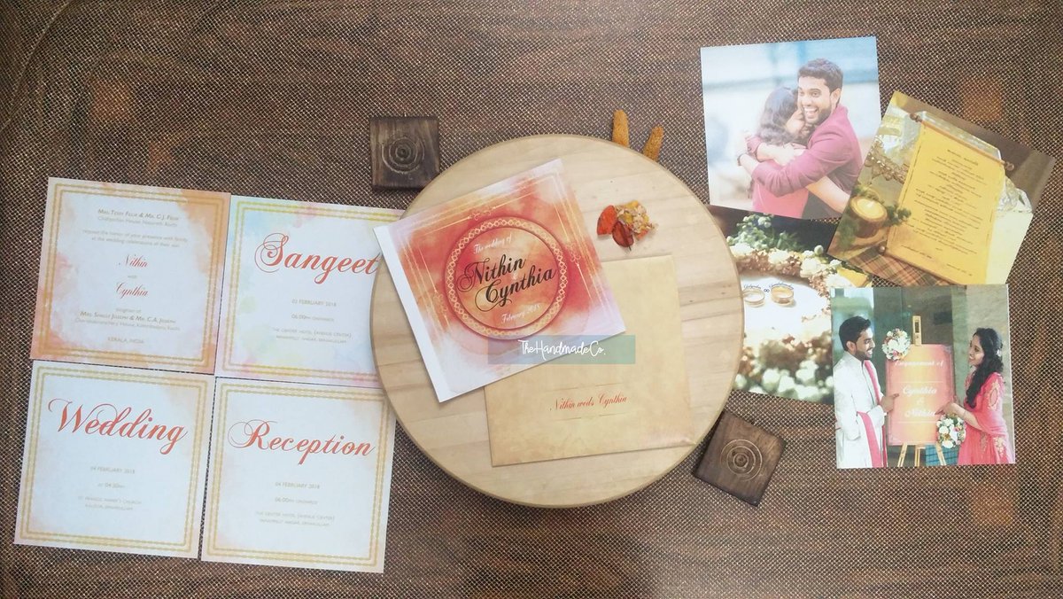 Thehandmdeco's tweet photo. A book concept wedding invitation bound completely by hand with a Naruto and South Indian theme.The watercolors and borders are Japanese art elements while the rich orange and gold give a feel of a south Indian wedding. #weddinginvitations #indianwedding  #dubaiweddings #handmade https://t.co/6LI5Ofm7O0