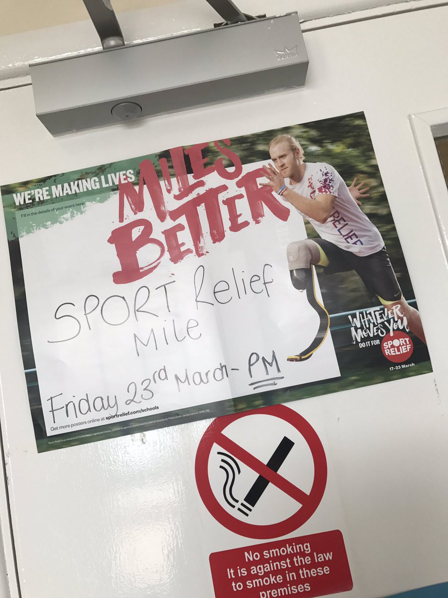 StGeorgesDerby's tweet photo. This week, we've been doing our #DaleyChallenge in the morning for #SportRelief. We've also completed the #SportReliefMile this afternoon! 🏃🏻🏃🏼‍♀️ #WhateverMovesYou https://t.co/zlhrOdI5x8