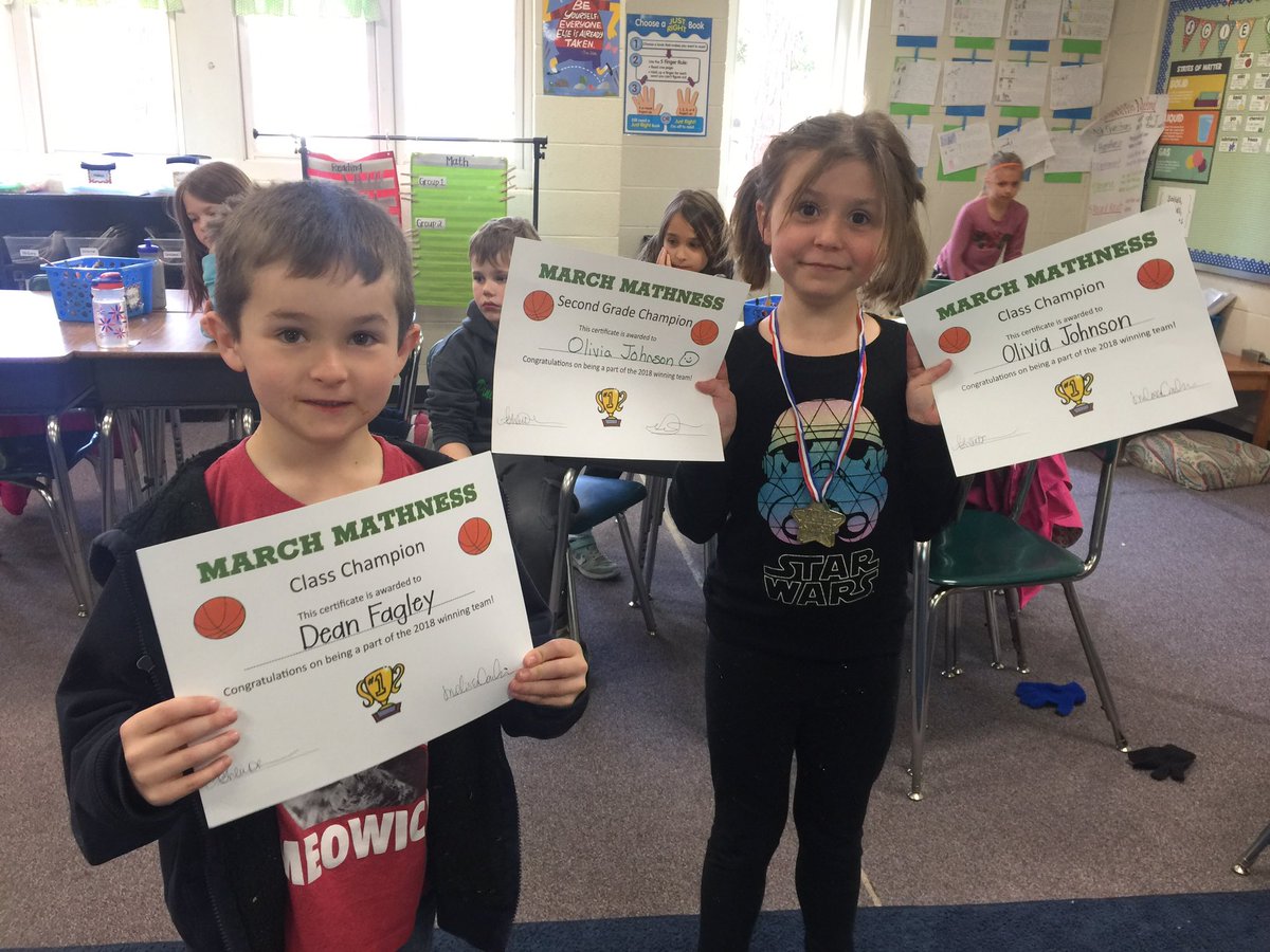 melisscarlson's tweet photo. Week 3 March Mathness Winners 🏀#RelentlessPES https://t.co/NSWyPXQNDa