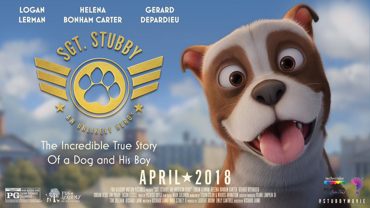 VarietyAlberta's tweet photo. Want to see a cool movie for cheap and support @VarietyAlberta? Stg. Stubby: An Unlikely Hero movie premiere on March 28th at Westhills Theatre for $5.00. https://t.co/XDjmitqLTc #YYC #Springbreak2018 @nenshi pls rt. https://t.co/fqHdZIM9G6