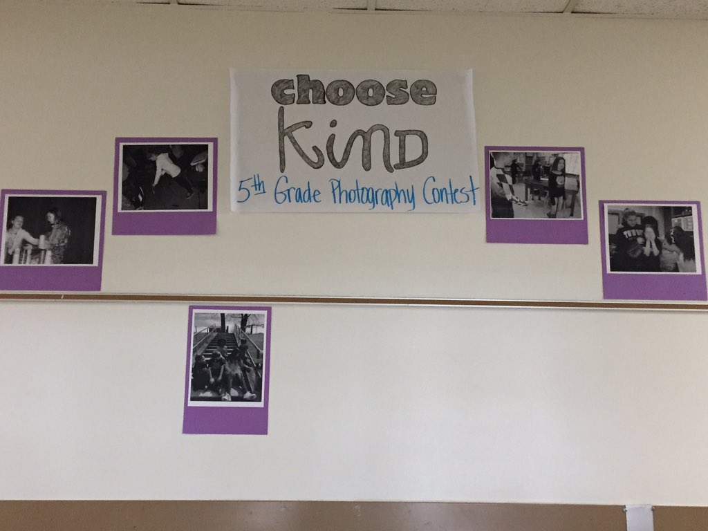 5th graders <a href="/SussexES/">Sussex Elementary</a> are so inspired from reading "Wonder" that they are taking photos of kindness. Way to go guys! <a href="/jen_felter/">Jen Felter</a> <a href="/BaltCoPS/">Baltimore County Public Schools</a> <a href="/megpshay/">Megan Shay</a>