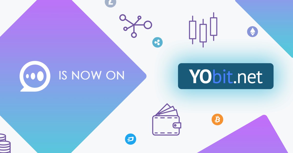 e_Chat_ICO's tweet photo. Dear friends! e-Chat continues to join world-known trading platforms. Now you have one more option for ECHT trading as it has been enlisted on YoBit Exchange.
https://t.co/GRvEPt8LA4
#EChatICO #ICO #btc #Bitcoin #Ethereum #crypto #blockchain #cryptocurrency https://t.co/rqklvBl40D