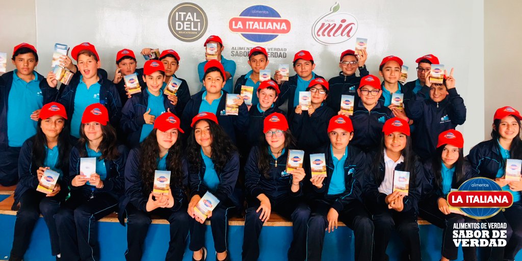 Desde la familia de Italimentos recordamos con cariño y agradecemos a la visita de los estudiantes de 8vo año de Educación Básica de la Unidad Educativa Los Andes. ¡Esperamos que se hayan divertido!