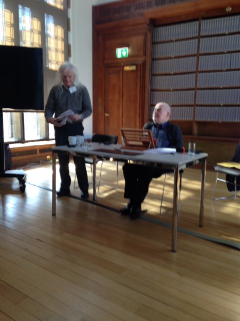 Delightful to round off the excellent Sterne 250th anniversary conference with a session in which Claude Rawson and Pat Rogers recalled the 200th anniversary conference in 1968 - cue discussion of then and now ...
