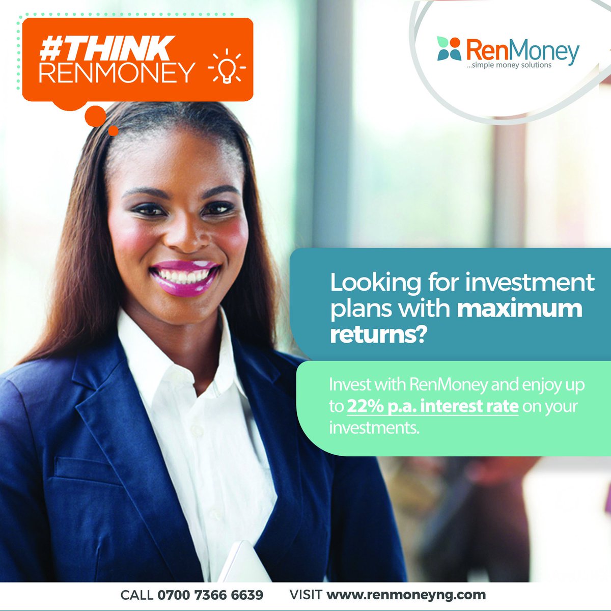 Renmoney_ng's tweet photo. Looking for investment plans with maximum returns?... #ThinkRenMoney
#Investment #Invest #Finance #Premiumrates #Rates #HighInterest https://t.co/kKO3FRe2pd