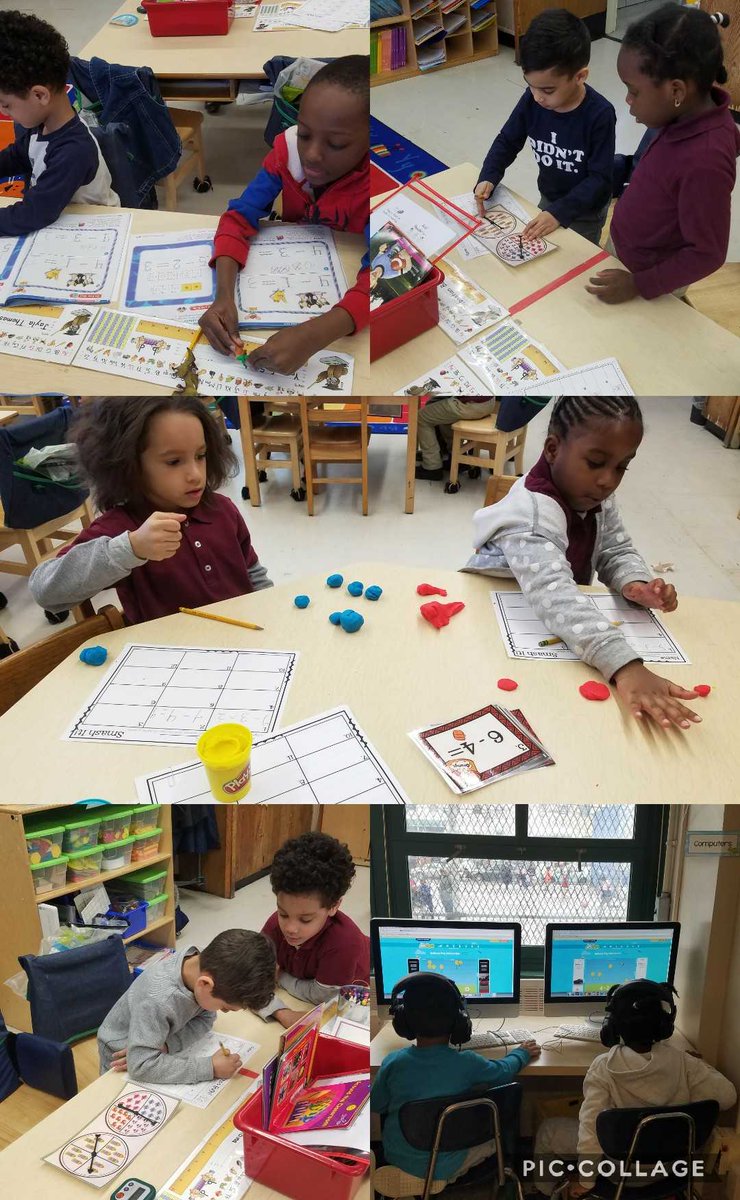 Math is always more fun with Play-Doh and dinosaurs! Subtraction action in K-100! #76learns