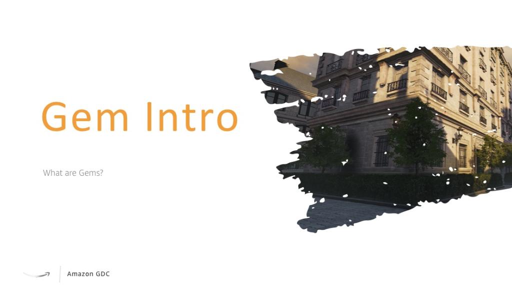 AWSGameTech's tweet photo. How to add functionality to Lumberyard using Gems begins in 5 minutes at the #AmazonatGDC booth, South Hall, 1001! https://t.co/bu5zyRUcOJ