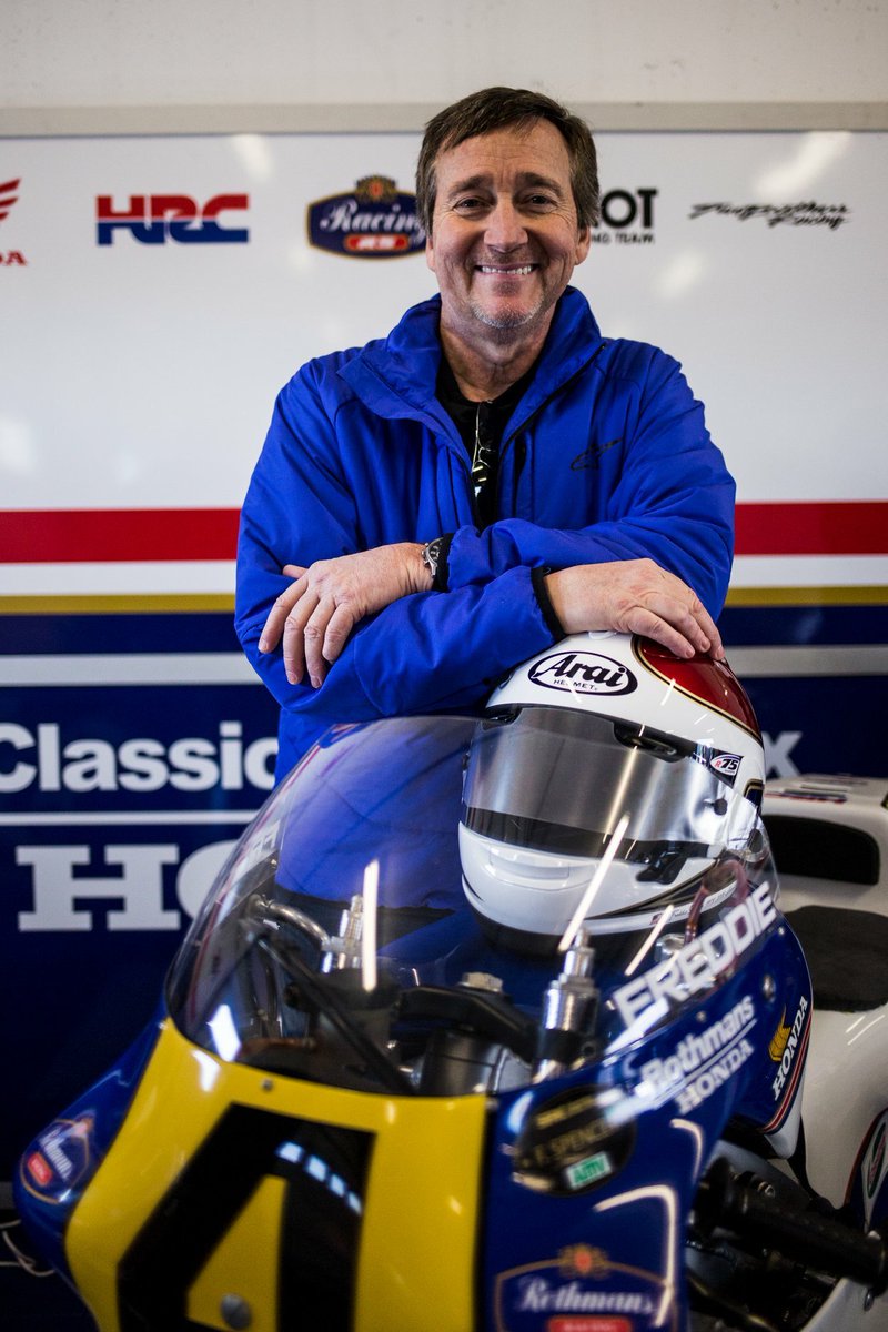 Freddiespencer's tweet image. Live from the Sunday ride Classic @PaulRicardTrack