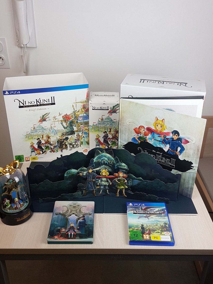 chocogamerfr's tweet photo. Nouvel unboxing sur chaîne ^^

https://t.co/v3lnDPOeY8

#NiNoKuni2 #NiNoKuni #KingsEdition #RevenantKingdom #Unboxing #gamestagram #Gaming #Game #JeuxVideo #EditionCollector #CollectorEdition #Playstation #PS4 #Level5 #BandaiNamco #NoFilter https://t.co/8JgGQ6gTPK