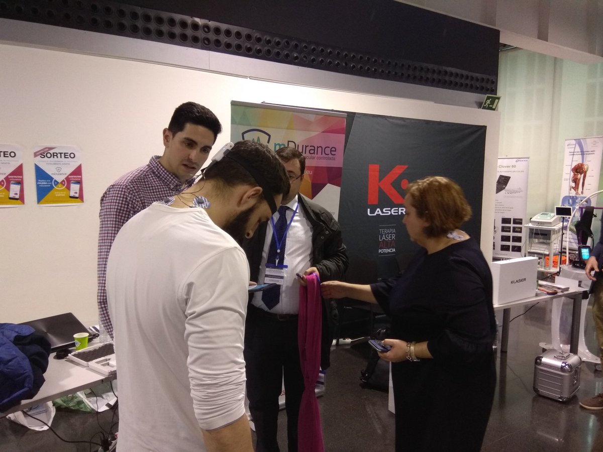 <a href="/miclinicatop/">miclinicatop</a> ya estamos en las I Jornadas de fisioterapia deportiva de <a href="/miclinicatop/">miclinicatop</a> en Elche 😁 Recordad que sorteamos una licencia gratuita para mDurance 👏👏 pasaros a por vuestra valoración cervical o lumbar en tiempo real ☺️