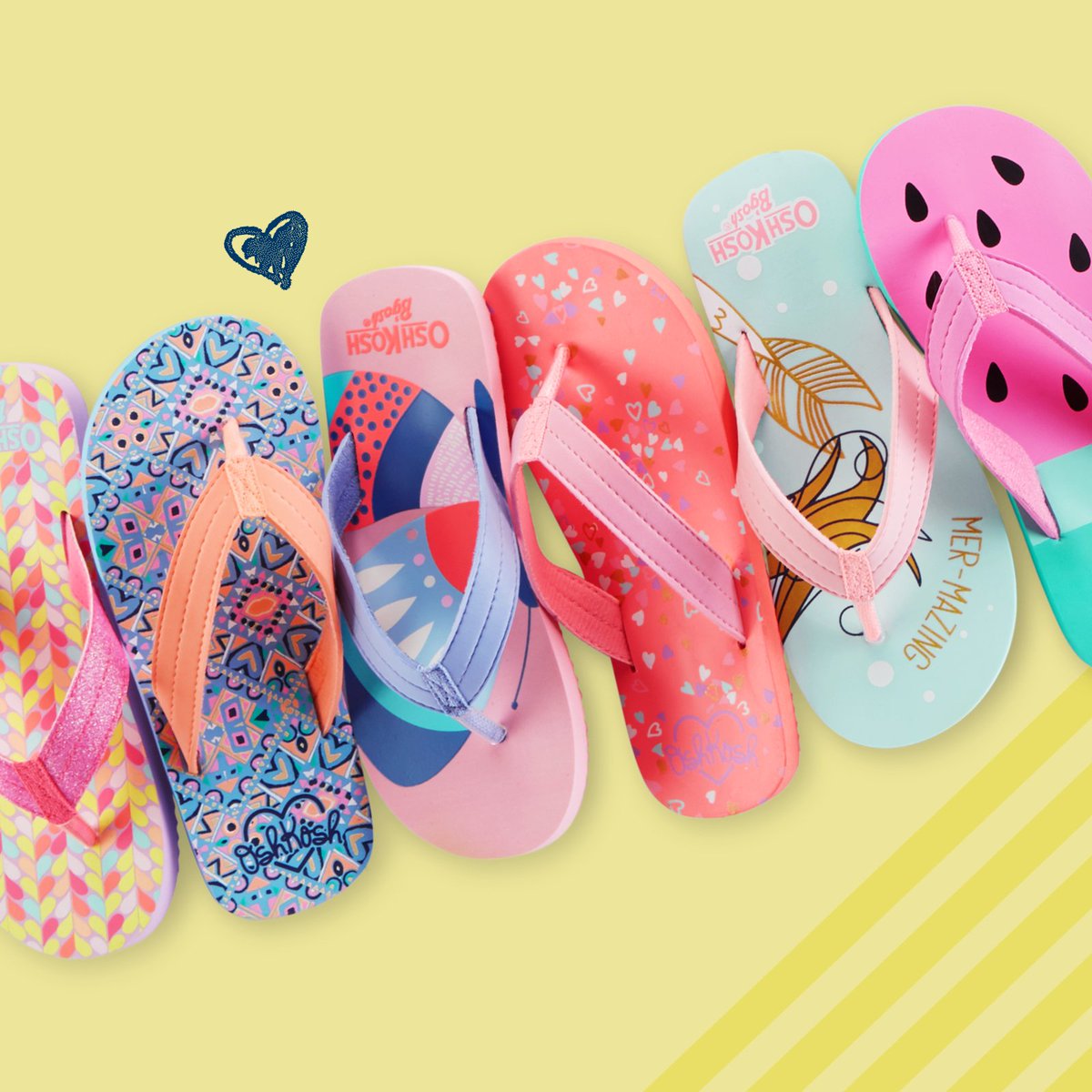 OshKoshBgosh's tweet photo. Because it's officially #spring! #yay
#flipflops #hellotoes #oshkoshkids https://t.co/gydwet308e https://t.co/0X3UcV1w2z