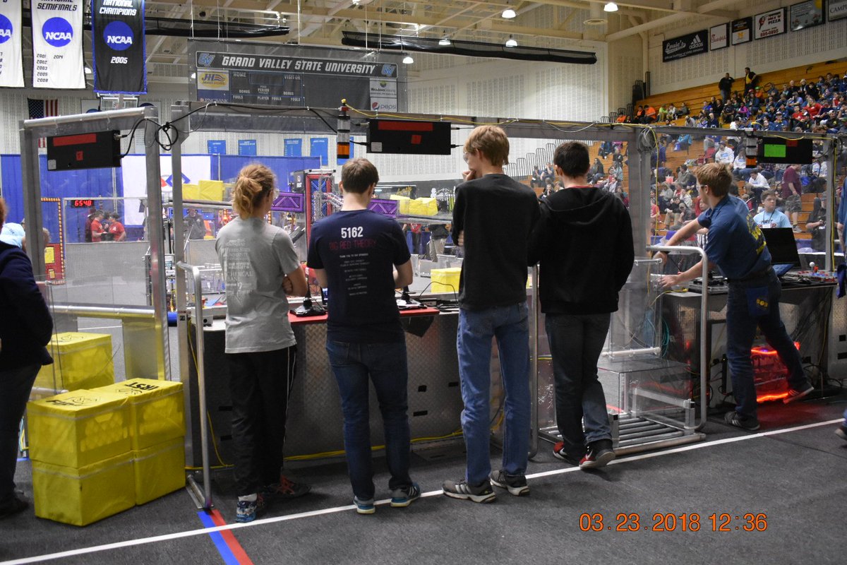 Having a fun time at the West Michigan District Event! Won 2 matches but lost 1 before lunch!