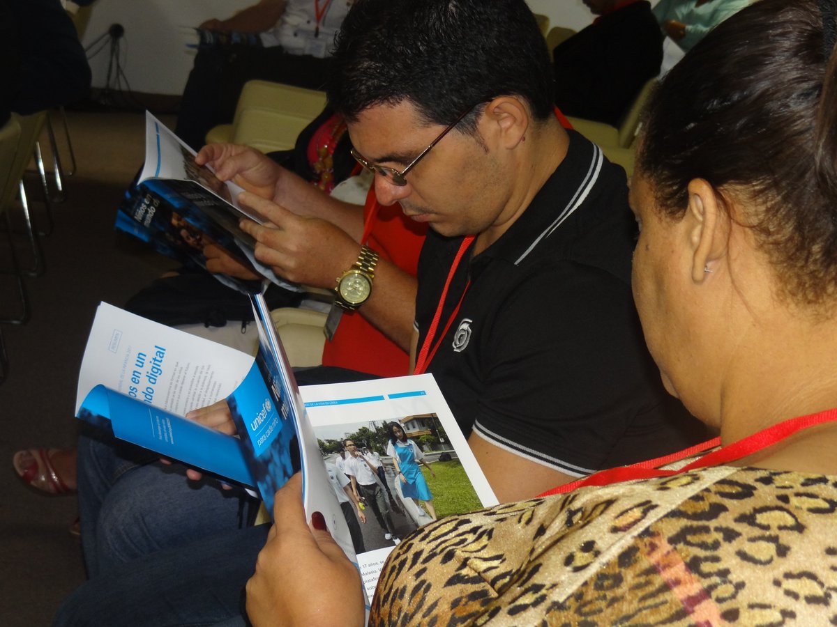 odalysfm's tweet image. Representante de Unicef en Cuba ofrece conferencia en #Informática2018 sobre Niños en el mundo digital