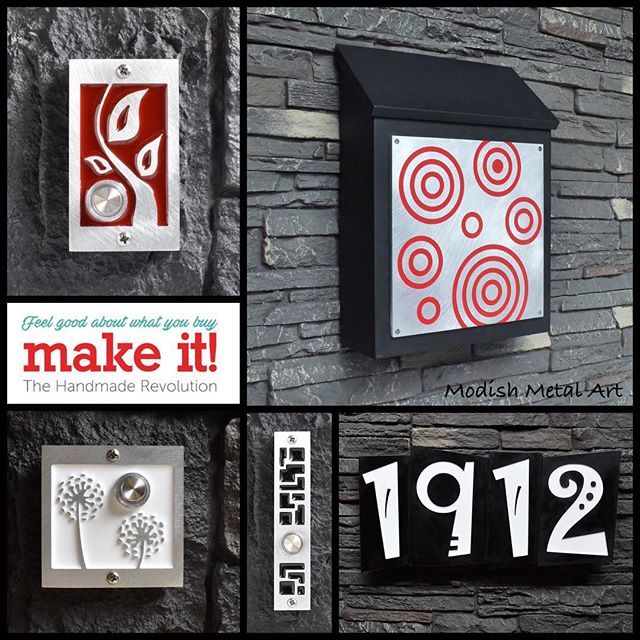 ModishMetalArt's tweet photo. @makeitshow is on at the Expo Centre this weekend. Custom doorbells, house numbers and mailboxes at booth #801.
.
.
#makeitshow #makeitedmonton #madeinalberta #madeincanada #shoplocal #madeinleduc https://t.co/WPJJKHpt3j https://t.co/HQPcqXrk5k