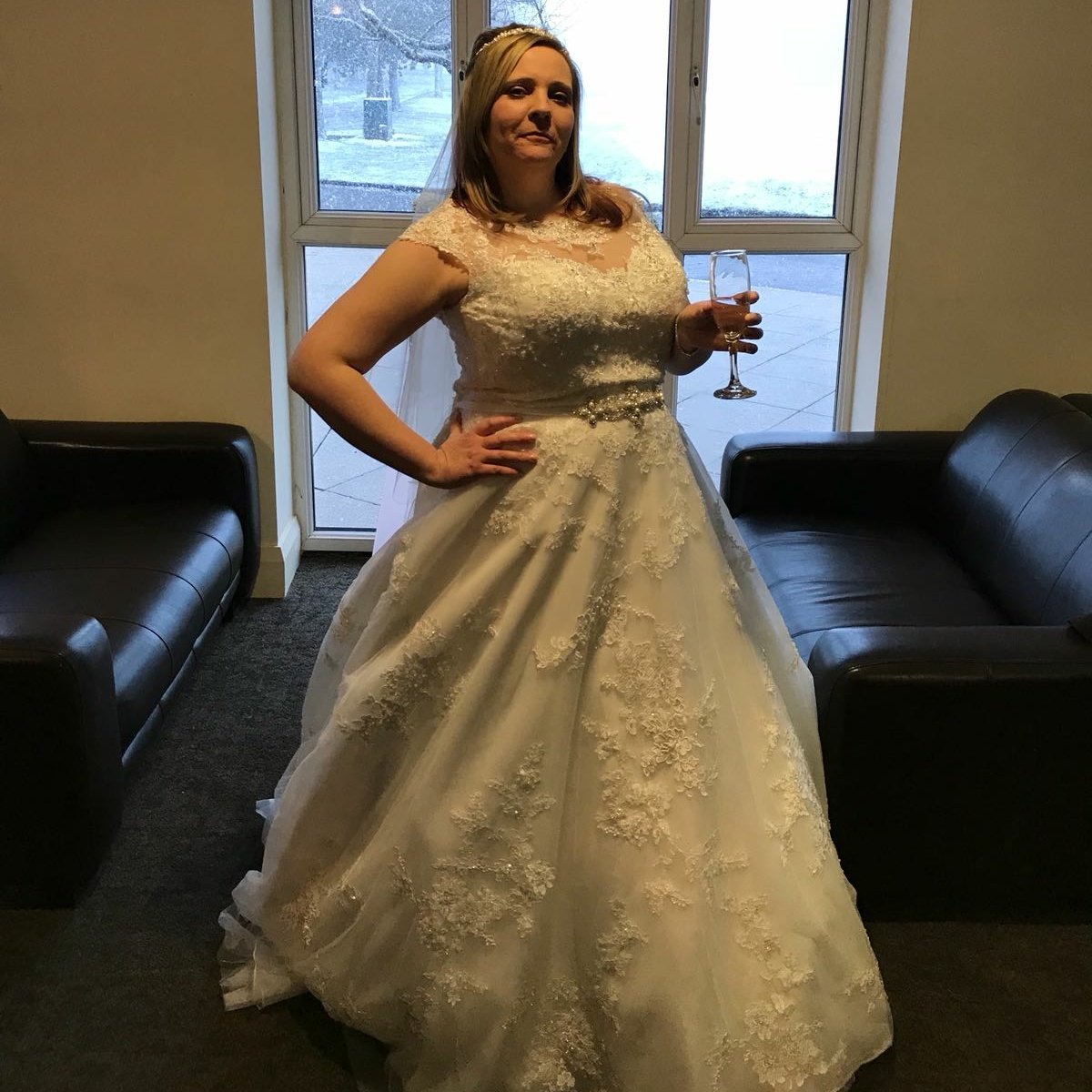 Helen43451564's tweet photo. I felt like a princess thanks to @CHERISHBRIDAL https://t.co/EpO5OwCkEW