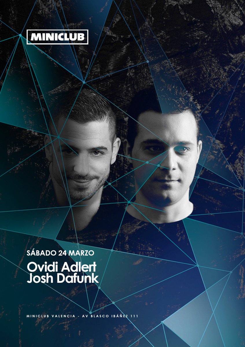 Mañana nos vemos en Miniclub Valencia!!!💣💣💣💣💣 #sabado24 #marzo #ovidiadlert #joshdafunk #supersesion #techhouse #miniclubvalencia