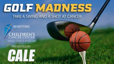 caleamerica's tweet photo. Cale is a proud sponsor of Children's Cancer Center's 'Golf Madness'! Tonight we take a swing and a shot at cancer.  https://t.co/YFffzFT7IW 
#StayAheadFoundation #GivingBack https://t.co/HFvbwi1sCO