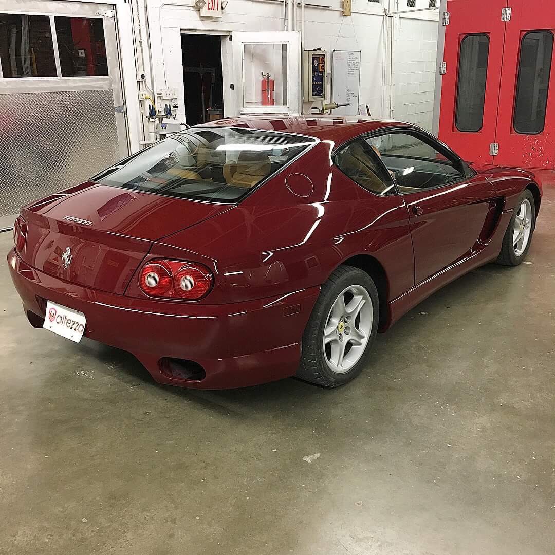 altezzaresto's tweet photo. Ferrari Friday: the 456 cleaned up nicely. Professional paint correction available on-site!
•
#altezzarestorations #ferrari456 #f116 #ferrari #456m #456 #v12 #pininfarina #restoration #paintcorrection #detailing #metalwork #bodywork #paintwork #blackrock #connecticut https://t.co/LN8RbXN4Wk