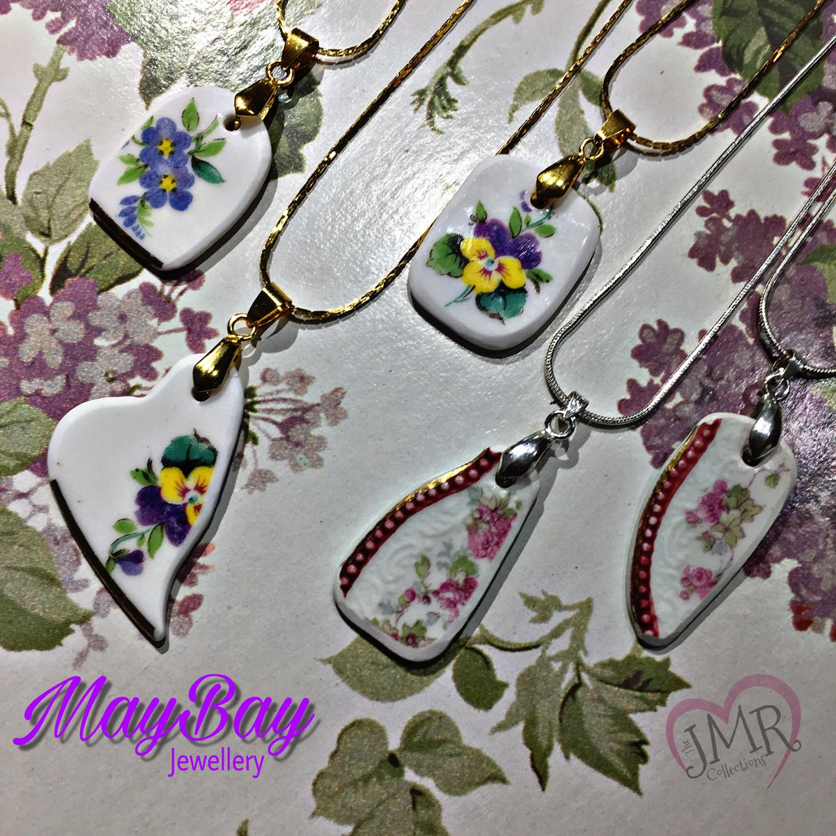 The prettiest little collection of MayBay’s T-Cup pendants have arrived just in time for Spring, Easter and Mother’s Day!  Drop by to get yours. #maybay #jewellery #pendant #necklace #oneofakind #vintage #teacup #upcycle #heirloom #pretty #spring #easter #mothersday #collection
