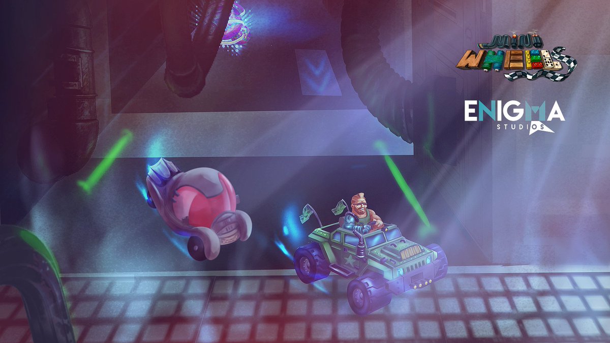 MiniWheelsGame's tweet image. The garage is still in the works, so our artists have plenty of new ideas for it. This part of the track goes behind the washing machine. Hope we won&apos;t find any spiders in there 😱🕷️
#EpicFriday #gamedev #indiegame #UE4 #pcgaming #PS4 #XboxOne #arts