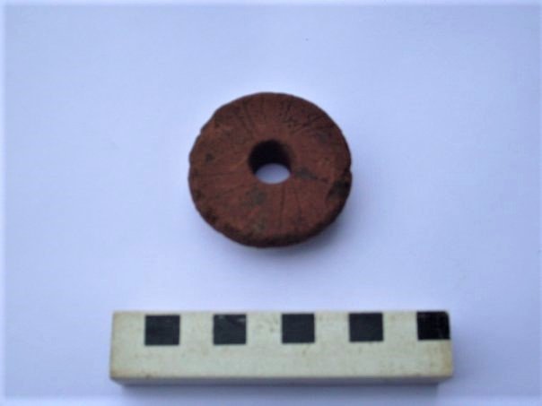 This spindle whorl (used in weaving) was excavated in #Reykjavik, #Iceland in 2009 by the owner of norsefury.com. It is inscribed with #runes which say it belongs to a particular woman. It is currently on display in one of Reykjavik's #museums.