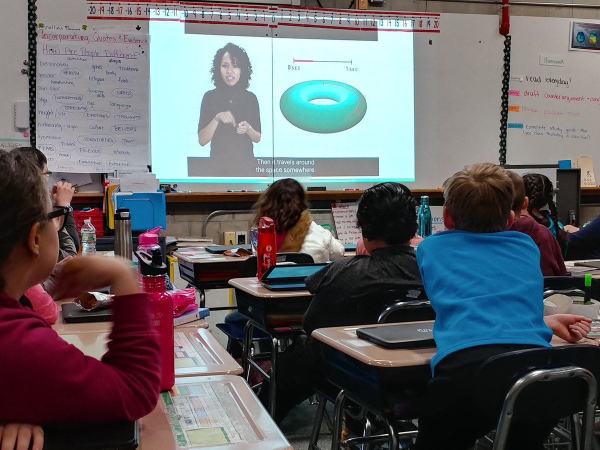 ms_hansel's tweet photo. 5th graders learn about Tai-Danae Bradley (@math3ma) and try to wrap their heads around a little abstract algebra. #MathematiciansProject https://t.co/luBD0ZnD5T
