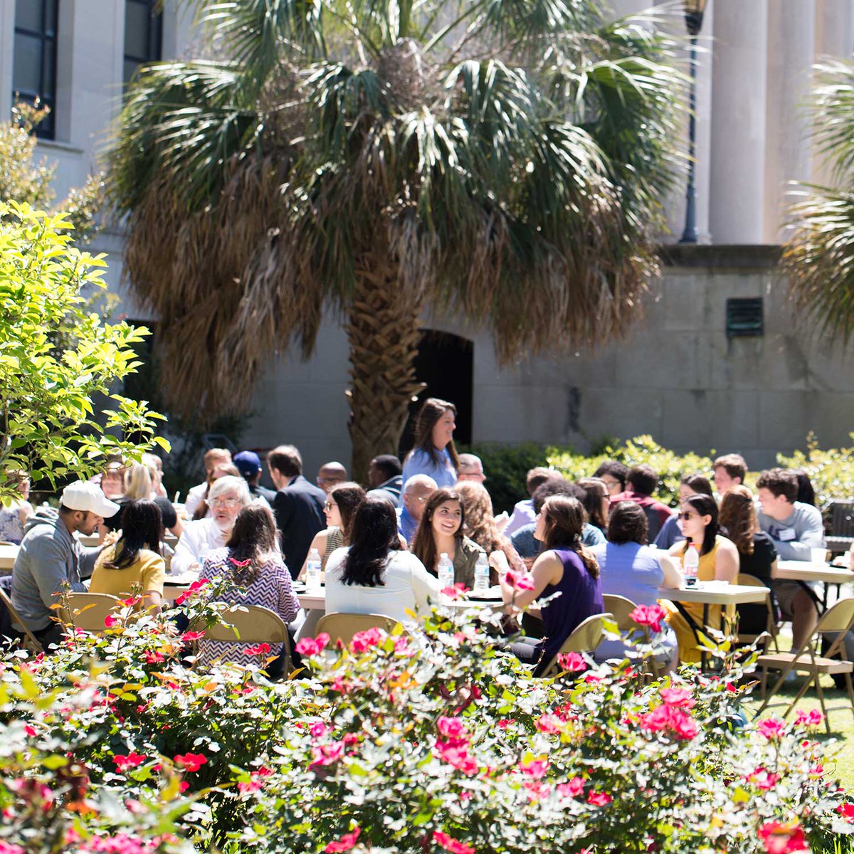 LSULawCenter's tweet photo. We're thrilled to meet admitted students and their families during #DestinationLSU at #LSULaw! 💜💛⚖ https://t.co/lsJlefNqiR